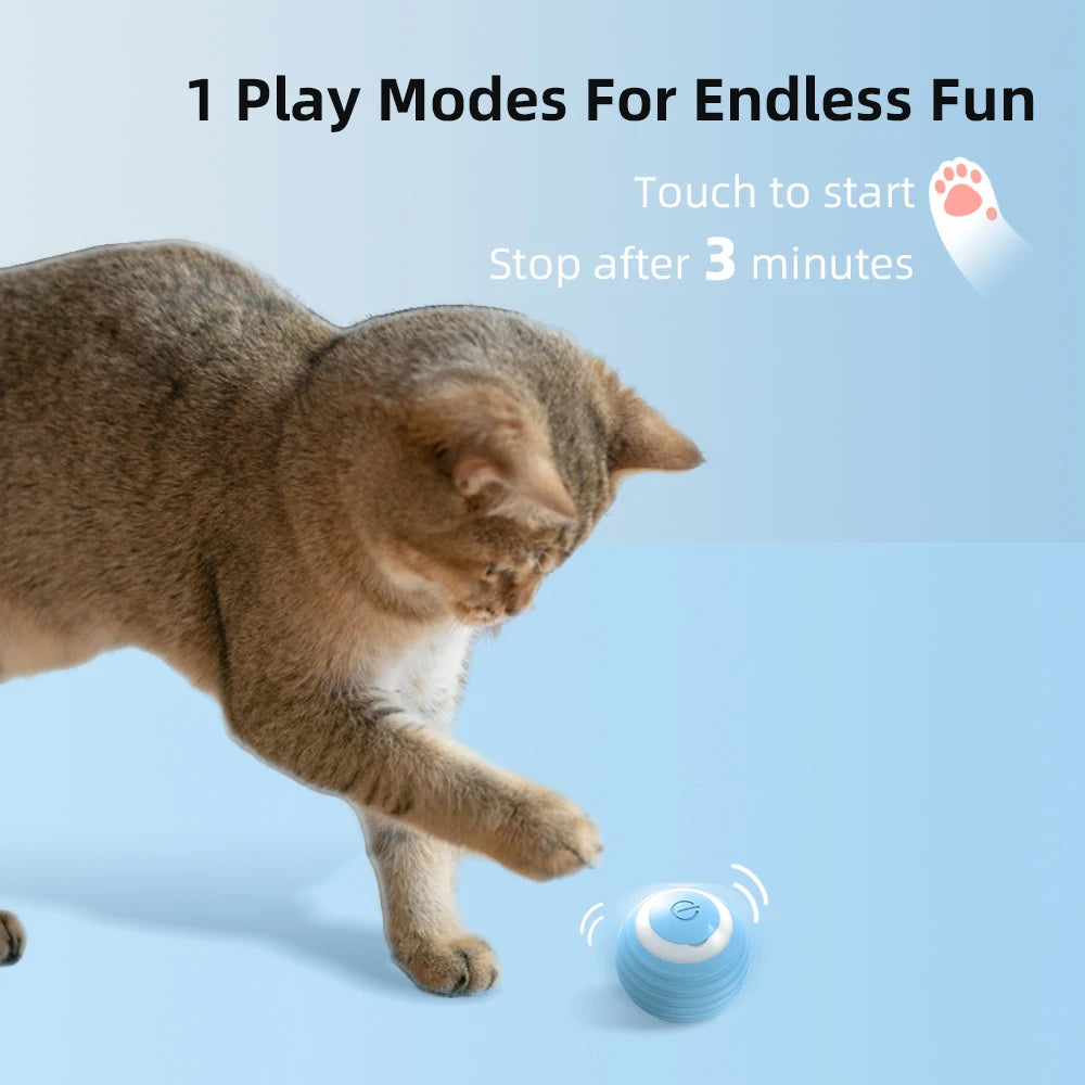 Automatic Rolling Smart Ball Cat Toys