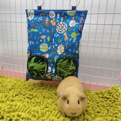 Bunny & Guinea Pig Hay Bag Hanging Pouch Feeder